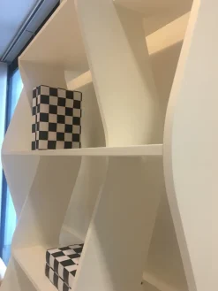 Doimo Idea Libreria Swing in laccato opaco a prezzo Outlet- Librerie