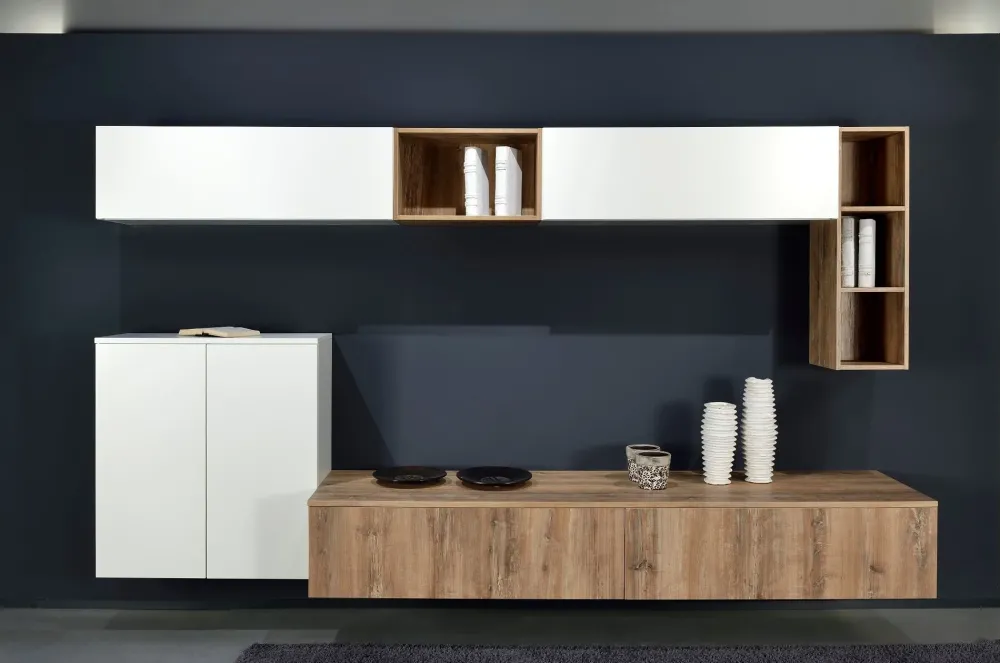 Outlet Libreria Time Frighetto in stile moderno con forte sconto Librerie