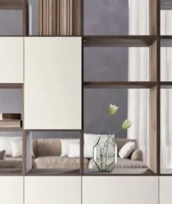 Outlet Libreria Time stile moderno Time di scontata Librerie