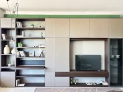 Libreria in laccato opaco scontata -35%: scopri Libreria lineare a muro^Tomasella Hot