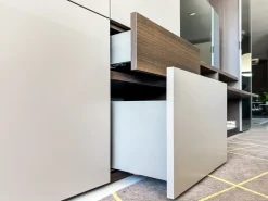 Libreria in laccato opaco scontata -35%: scopri Libreria lineare a muro^Tomasella Hot