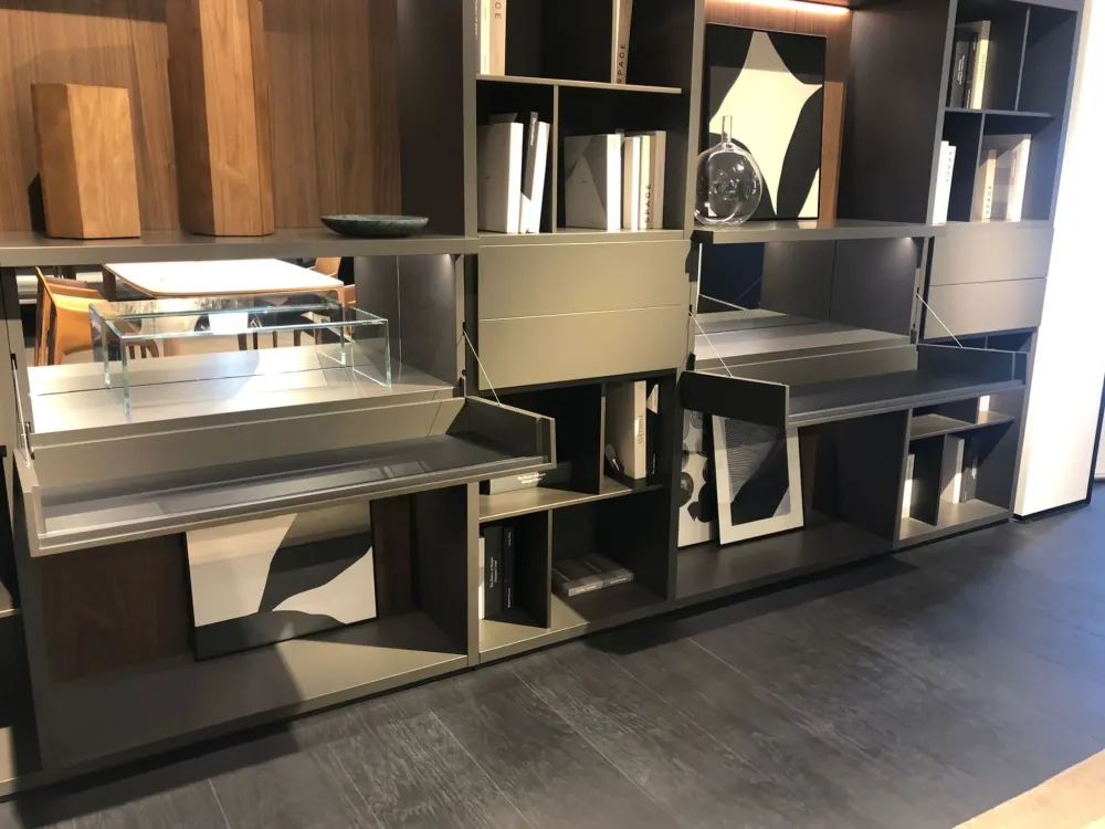 Discount Libreria Wall system stile design di scontata Librerie