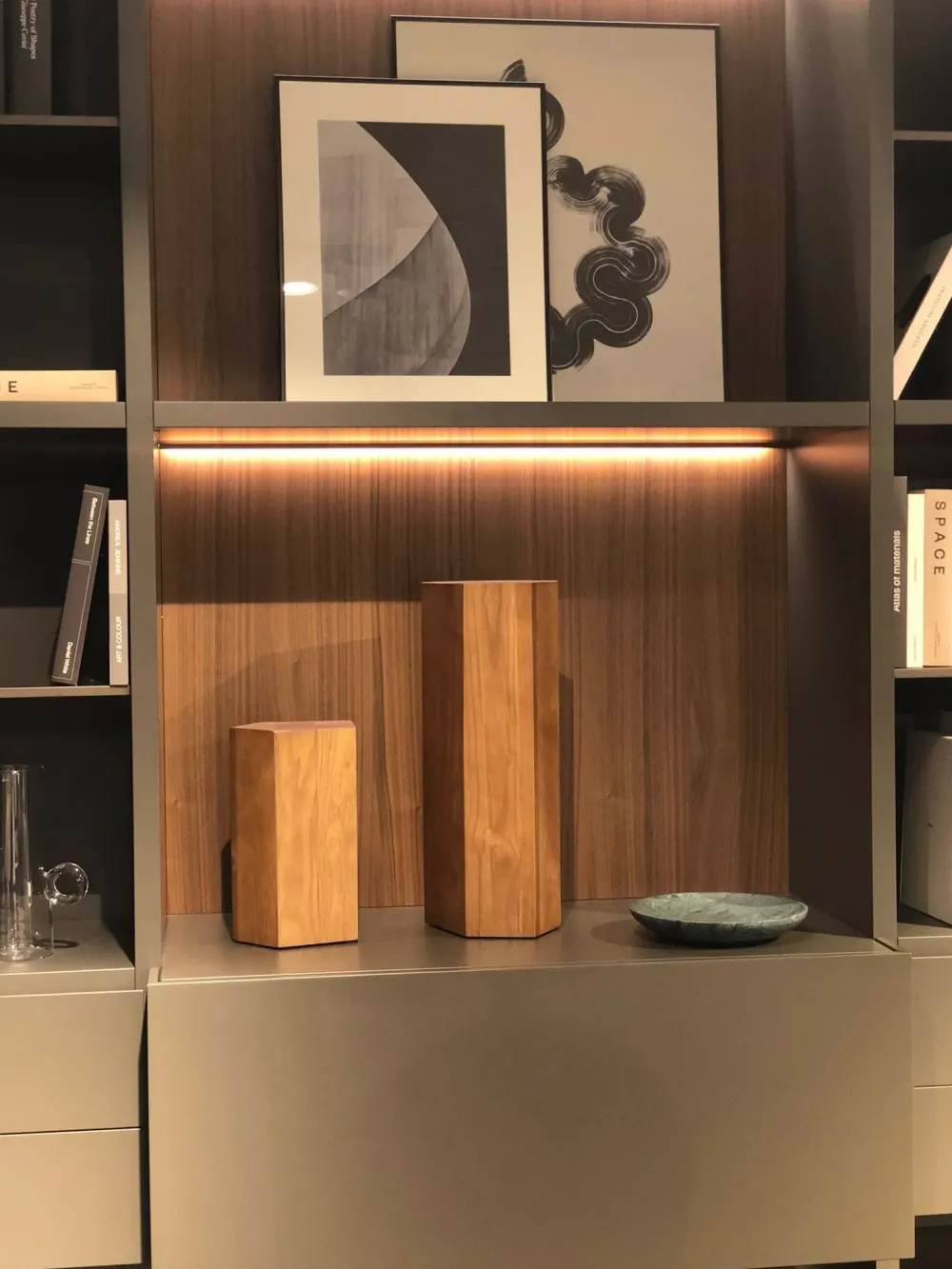 Discount Libreria Wall system stile design di scontata Librerie