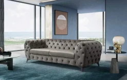 Artigianale Lineare Divano chesterfield elegant a PREZZO OUTLET scontato del 31%- Divani