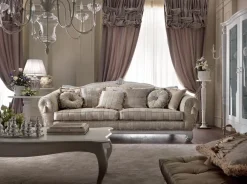 Md work Lineare Divano cortina in piuma luxury italia in Offerta Outlet- Divani