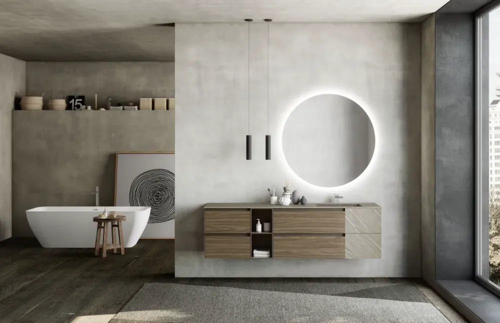Baxar M2 system 227 : mobile bagno sospeso A PREZZI OUTLET- Mobili Bagno Sospeso
