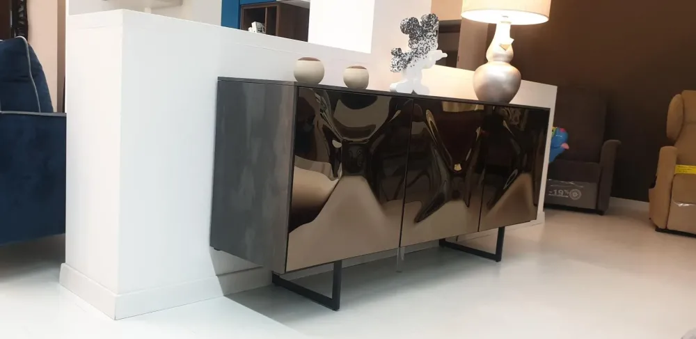 Duebitalia Madia Alice vetro di a prezzi outlet- Madie