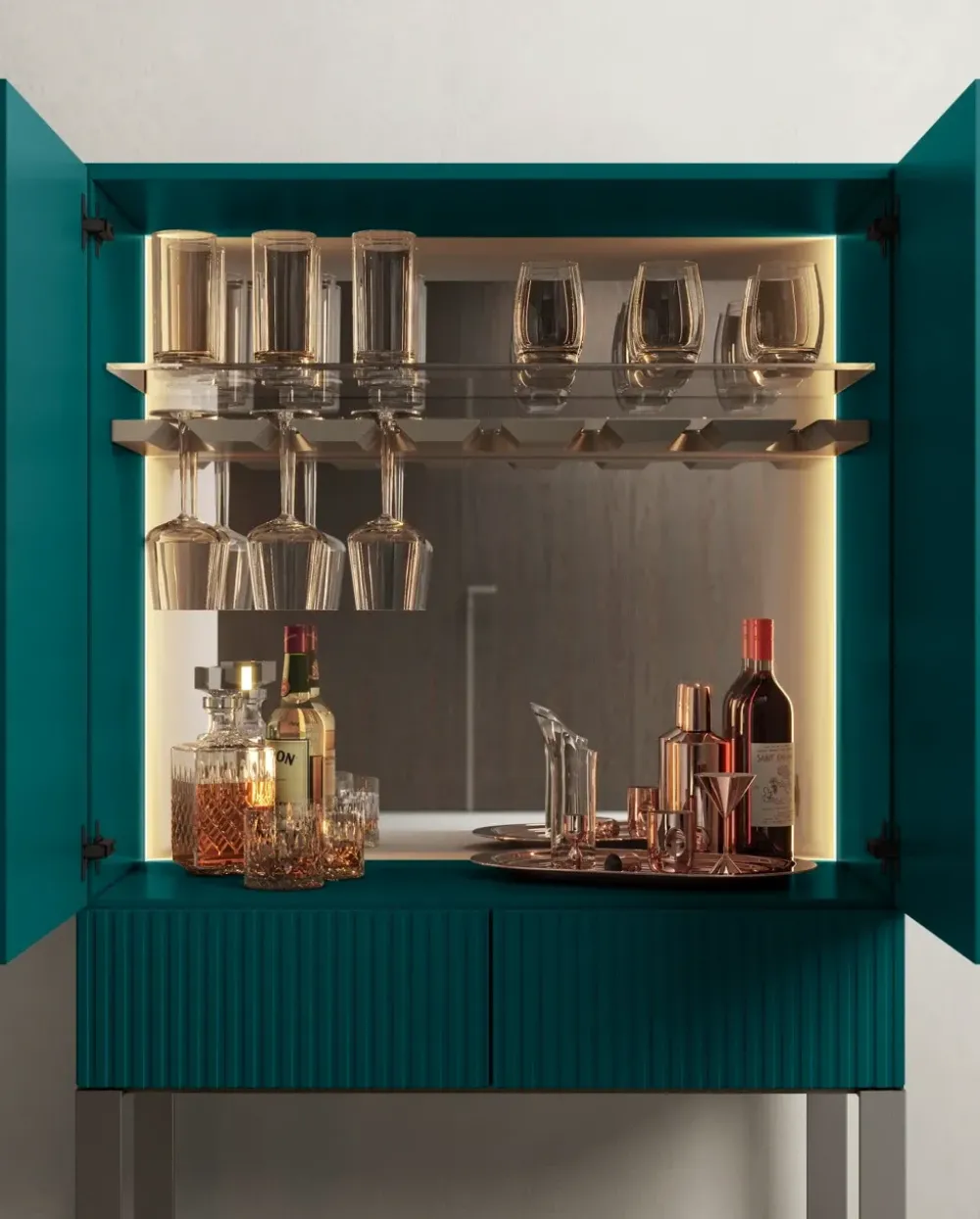 Olivieri Madia Aqua in stile design di in Offerta Outlet- Madie