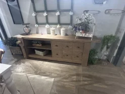 Dialma Brown Madia Banco  estetica banco falegname  in stile design di in Offerta Outlet- Madie