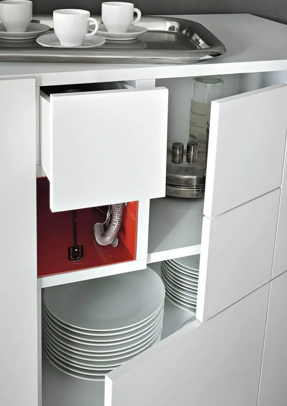 Online Madia Conchiglia in stile moderno di in Offerta Outlet Madie