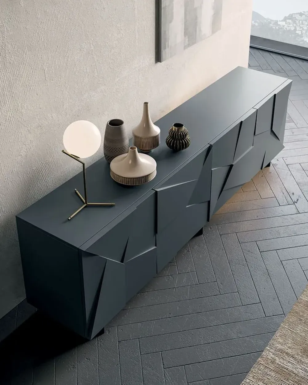 Dall'Agnese Madia Concrete 4 di a prezzi convenienti- Madie