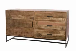 Outlet Madia Credenza 3 cassetti 1 sportello industril in stile moderno di in Offerta Outlet Madie