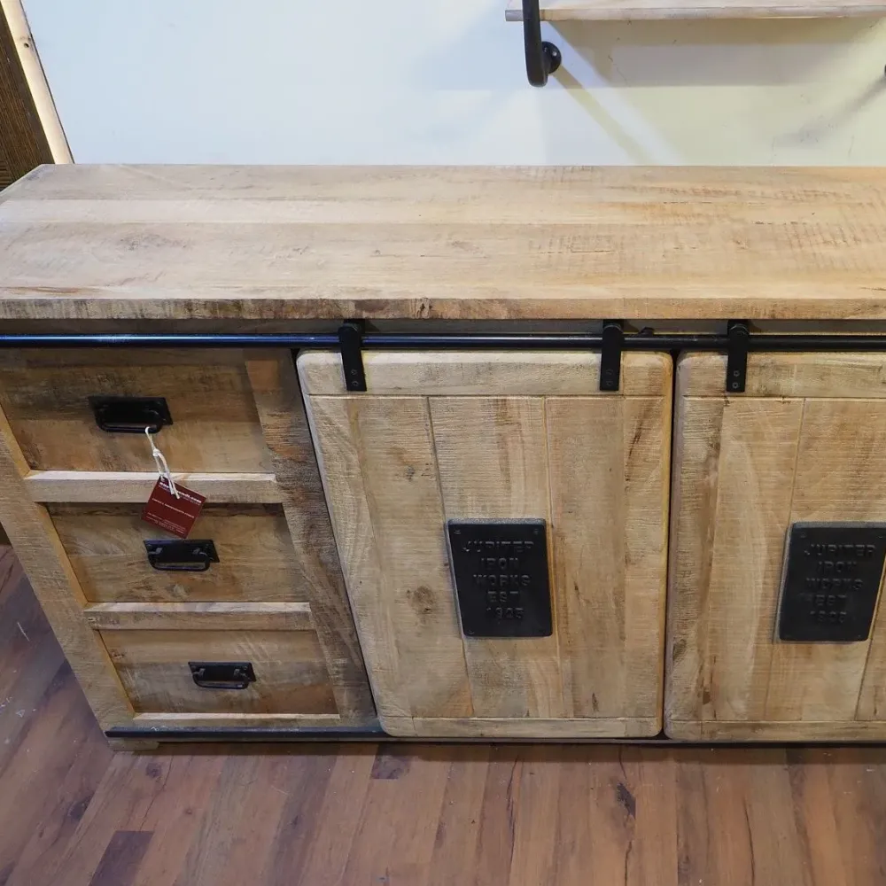 Madia Credenza madia newport jupiter vintage ante scorrevoli in stile moderno di in Offerta Outlet^Outlet Etnico Discount