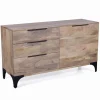 Outlet Etnico Madia Credenza mango dino 1a+3css di in stile design scontata -26%- Madie