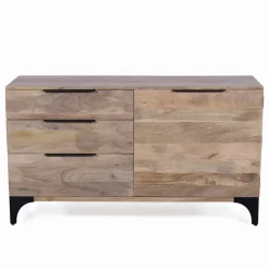 Outlet Etnico Madia Credenza mango dino 1a+3css di in stile design scontata -26%- Madie