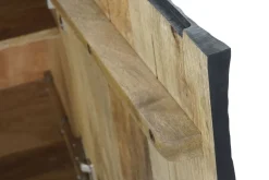 Outlet Etnico Madia Credenza mango nera 160 di in stile design scontata -23%- Madie