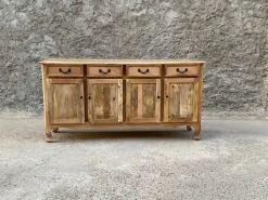 Outlet Etnico Madia Credenza maxi 4 ante 4 cassetti shabby nature e chic di a prezzi outlet- Madie