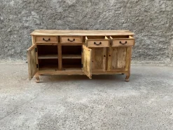 Outlet Etnico Madia Credenza maxi 4 ante 4 cassetti shabby nature e chic di a prezzi outlet- Madie