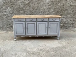 Outlet Etnico Madia Credenza maxi 4 ante 4 cassetti shabby nature e chic di a prezzi outlet- Madie