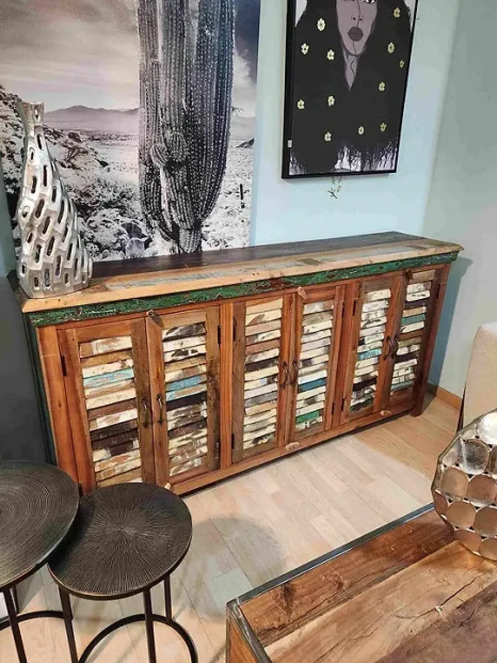 Outlet Etnico Madia Credenza persiane 180 di a prezzi outlet- Madie