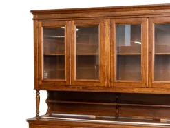 Artigianale Madia Cristalliera noce OFFERTA OUTLET- Madie