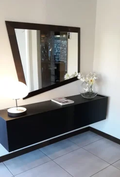 Olivieri Madia Cube sospesa in legno in Offerta Outlet- Madie