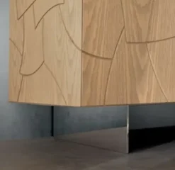Collezione esclusiva Madia Cupboard anta intagliata di in stile design in offerta- Madie