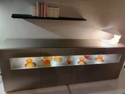 Alf Da Fre Madia di in laccato opaco Metropolis in Offerta Outlet- Madie