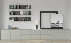 Discount Madia di in legno Micaela a prezzo riservato Madie