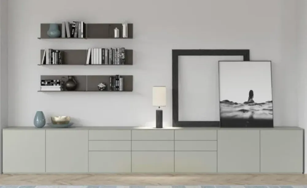 Discount Madia di in legno Micaela a prezzo riservato Madie