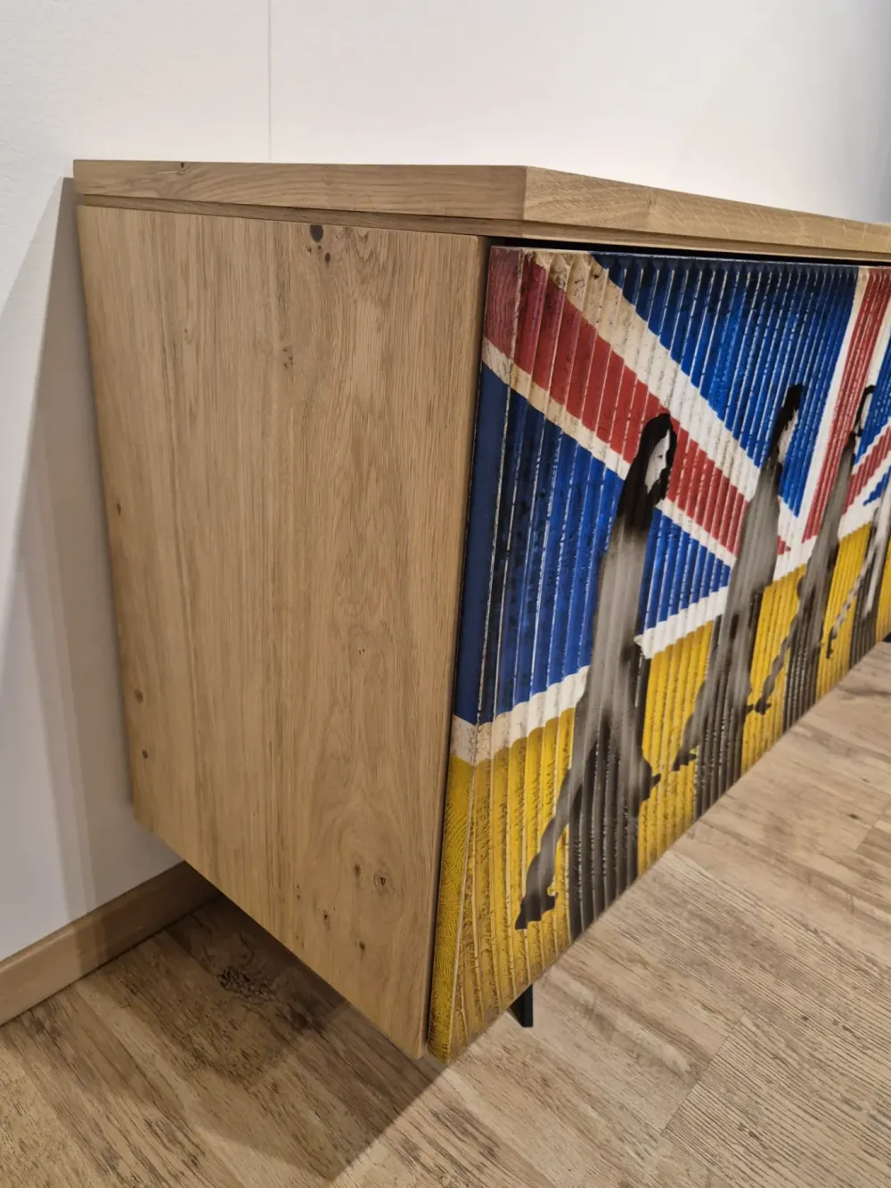 Madia di in legno Liverpool a prezzo Outlet^Artigianale Discount