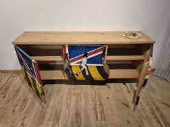 Madia di in legno Liverpool a prezzo Outlet^Artigianale Discount