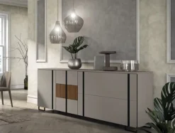 Artigianale Madia di in melamminico Rm4 a prezzo Outlet- Madie