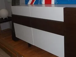 Clearance Madia di in laccato opaco Fly a prezzo Outlet Madie