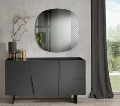 Capodarte Madia di in laminato opaco Girona in Offerta Outlet- Madie