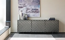 Madia di in vetro Vivaldi a prezzo riservato Madie