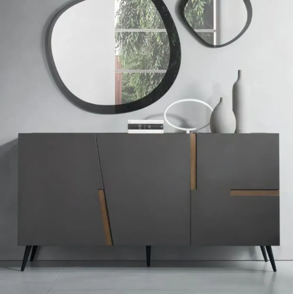 Collezione esclusiva Madia di in laccato opaco Ginevra a prezzo riservato- Madie