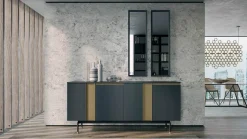 Dall'Agnese Madia di in laccato opaco Slim up in Offerta Outlet- Madie