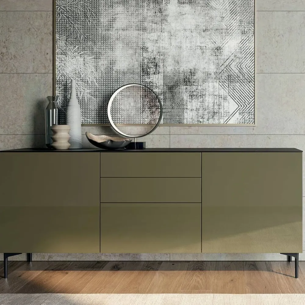 Madia di in laccato opaco Slim a prezzo scontato^Dall'Agnese