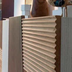 Devina Nais Madia di in legno Madia zero.16 white effetto grezzo a prezzo riservato- Madie