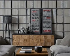 Dialma Brown Madia di in legno Db004119 a prezzo Outlet- Madie