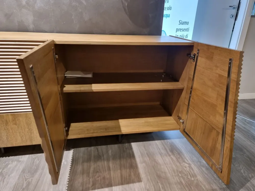 FGF Mobili Madia di in legno Trapeze 4 ante a prezzo riservato- Madie