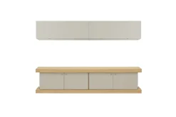 Outlet Madia di in legno F2/form line 202 con pensili a prezzo riservato Madie