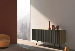 Fratelli Mirandola Madia di in legno Wave a prezzo Outlet- Madie