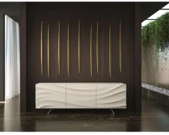 Madia di in laccato opaco Fluida * a prezzo Outlet^Fratelli Mirandola Clearance