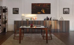 Madia di in legno Leon wood a prezzo Outlet^Horm