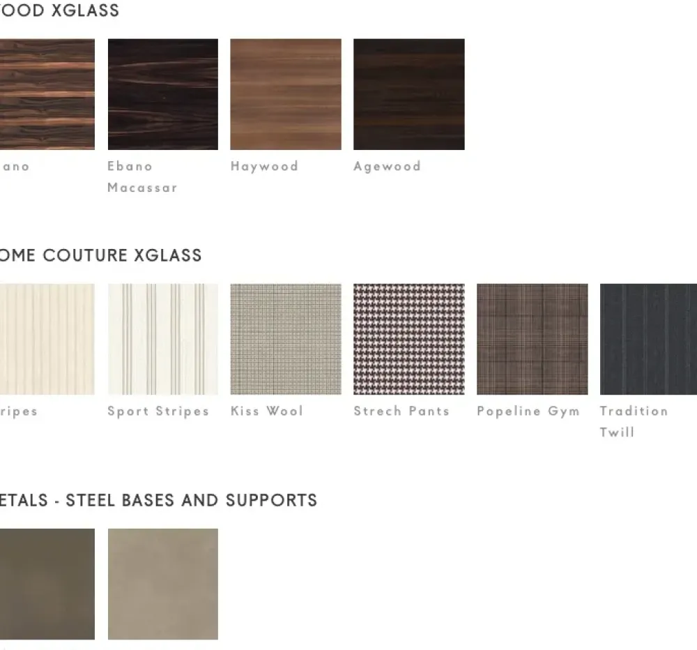 Lago Madia di in vetro Materia 1007 a prezzo riservato- Madie