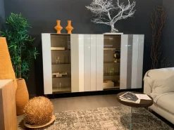 Outlet Madia di in vetro Now 1376 a prezzo riservato Madie