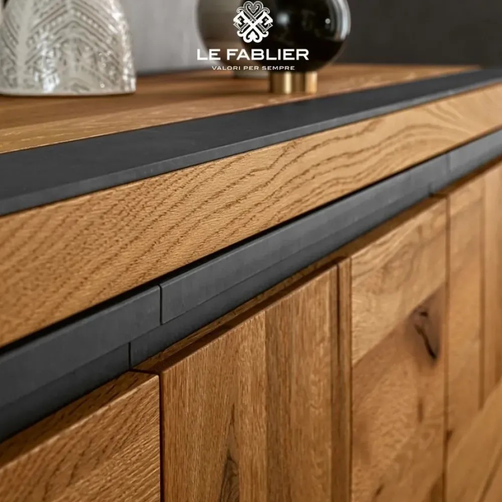 New Madia di in legno Miami a prezzo scontato Madie