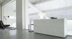 Hot Madia di in laccato opaco Ortelia a prezzo scontato Madie